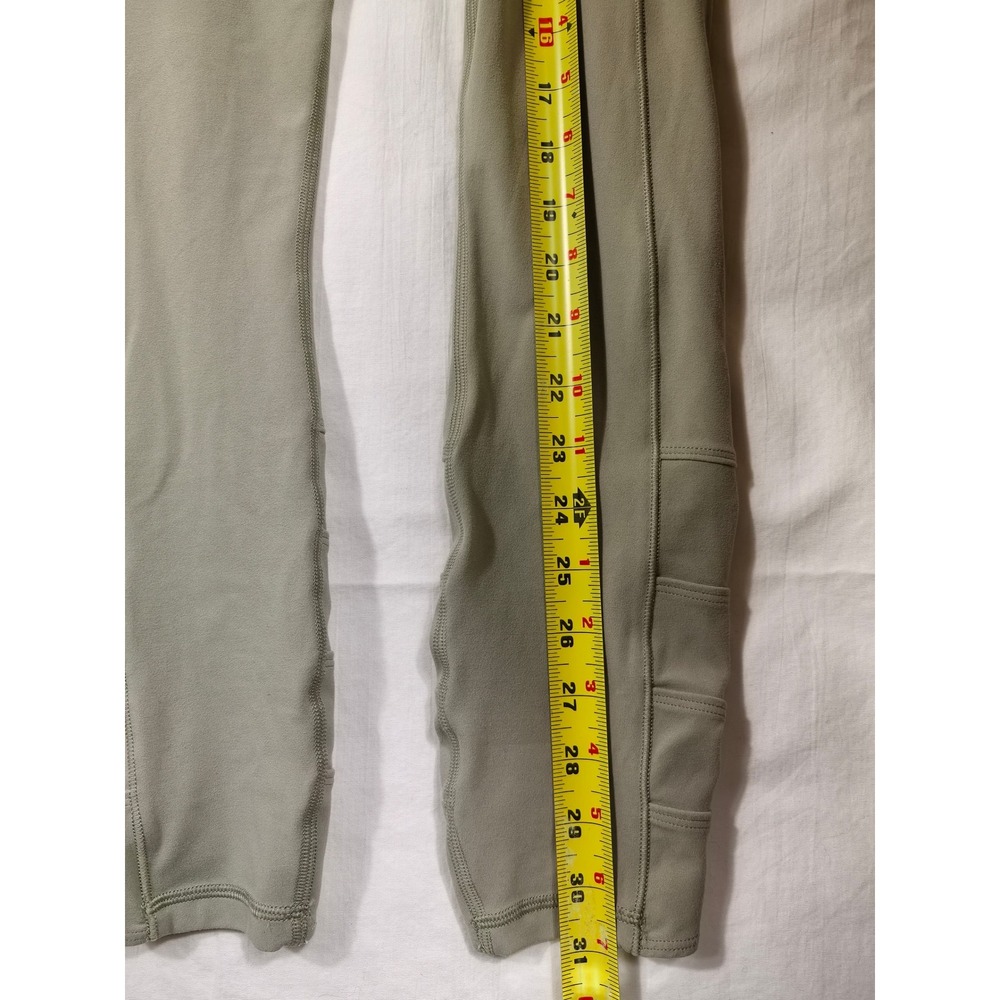 Athleta Salutation Stash Pocket II Cinch 7/8 Leggings Sage Green XS High Rise - Picture 4 of 10